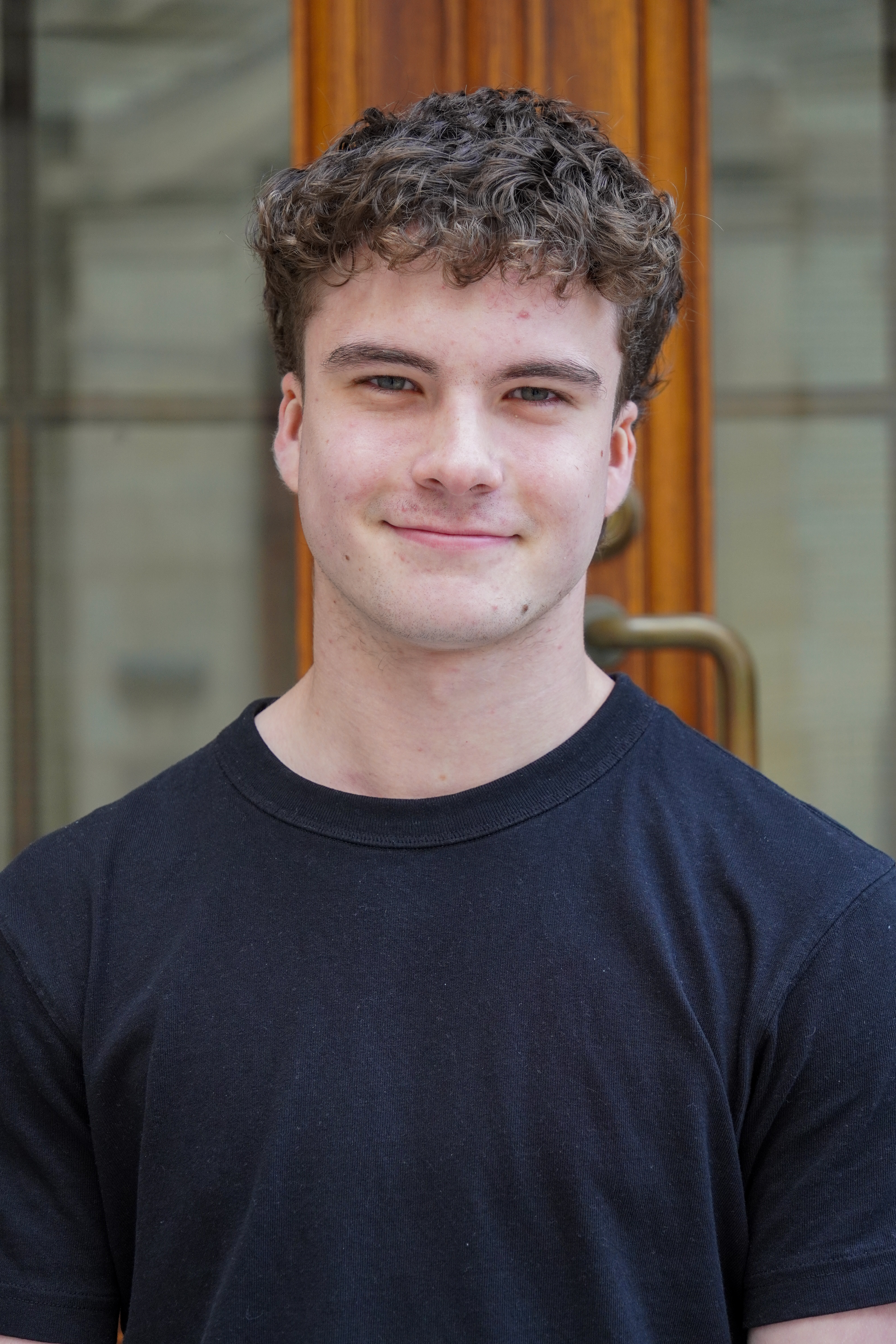 Lukas Rohac, Mechanical Engineering specialist, working with 3D printed robot components and CAD software
